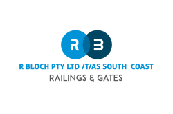 logo R BLOCH PTY LTD /T/AS SOUTH  COAST