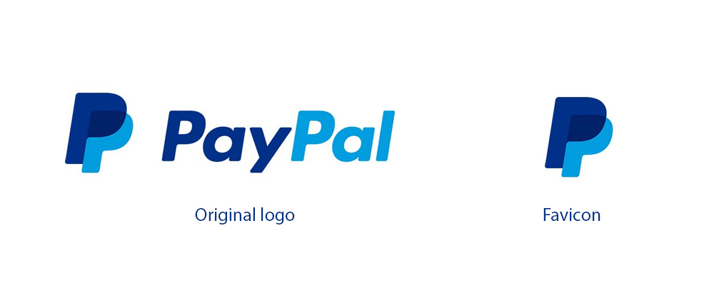 normal logo vs favicon logo