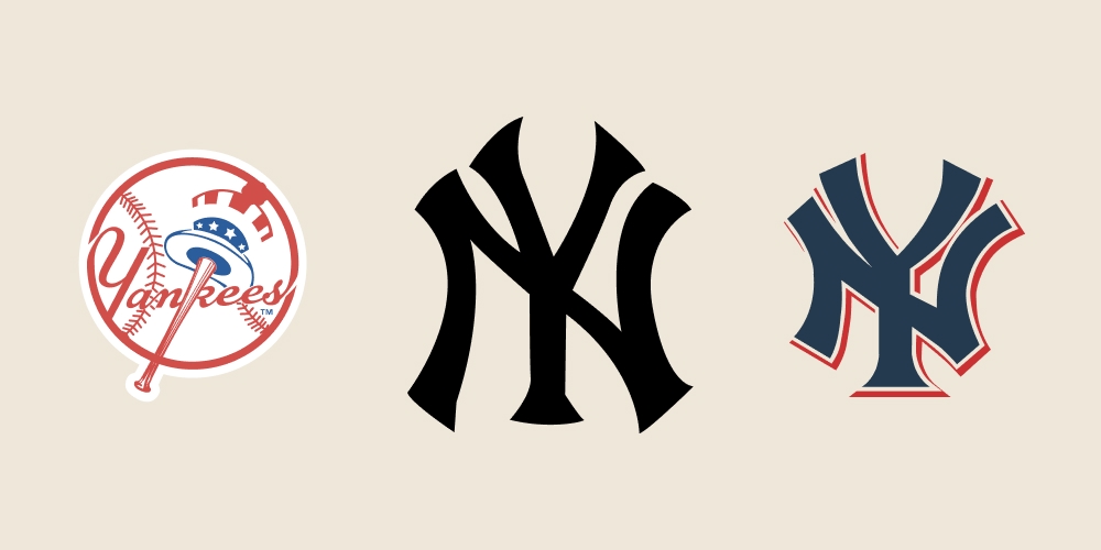 New York Yankees logosu varyasyonları