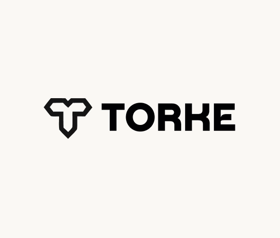 Minimal geometrik teknoloji şirketi logosu
