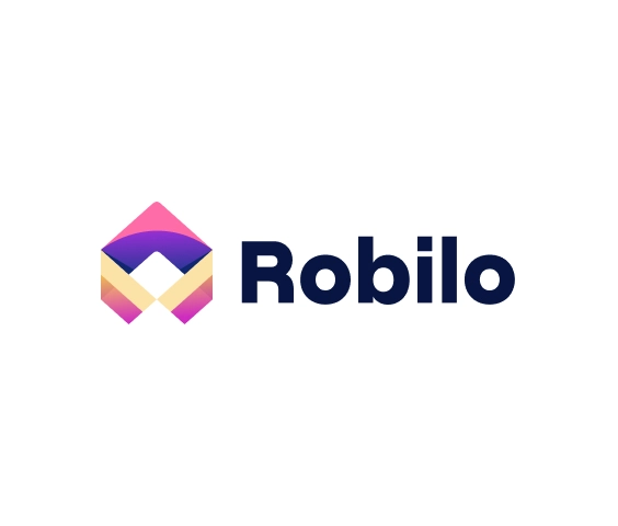 Renkli geometrik işletme logosu