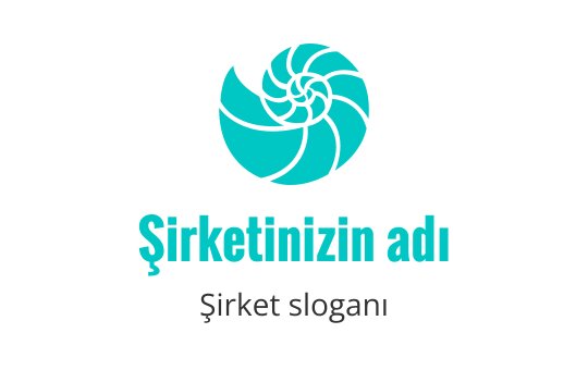 Dinamik, akışkan bir şekle sahip modern teal spiral logo tasarımı