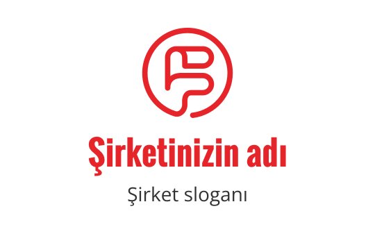 Modern kırmızı ve siyah logo tasarımı, stilize edilmiş P ve B harflerini içeriyor