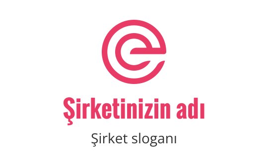 Kırmızı ve pembe unsurların iç içe geçtiği modern dairesel logo tasarımı