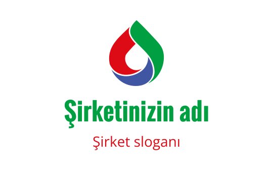 Kırmızı, yeşil ve mavi unsurlarla renkli damla logo tasarımı