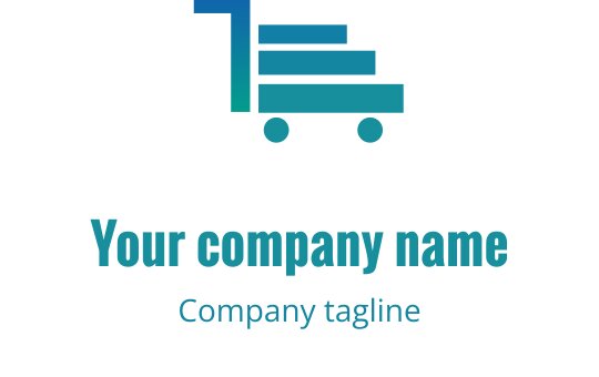Yığılmış kutularla stilize edilmiş bir sepet içeren modern logo tasarımı