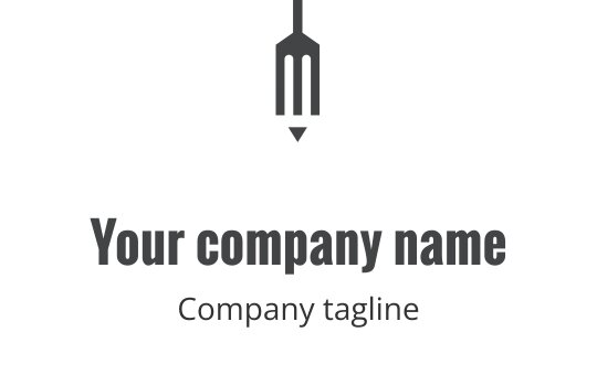 Modern gri logo tasarımı, soyut şekiller ve dinamik hatlar içeriyor