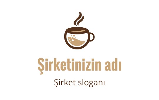 Buhar ve eğlenceli kabarcıklarla kahve fincanı logo tasarımı