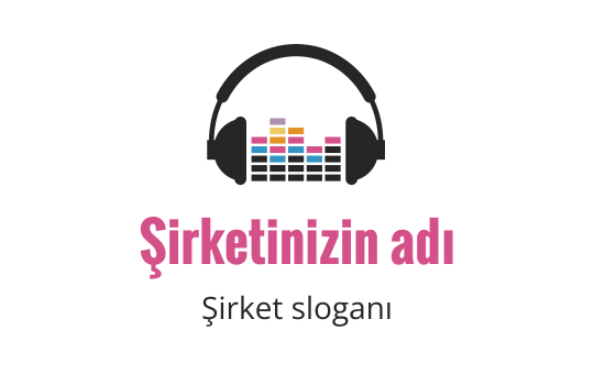 Üst üste binen yeşil, turuncu ve mavi şekillerle renkli soyut logo tasarımı