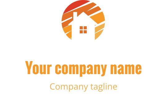 Canlı mercan ve altın tatil temalı logo tasarımı