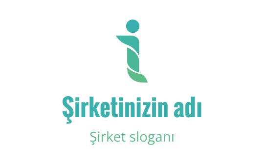 Modern logo tasarımı, yeşil yapraklarla stilize edilmiş bir figür içeriyor