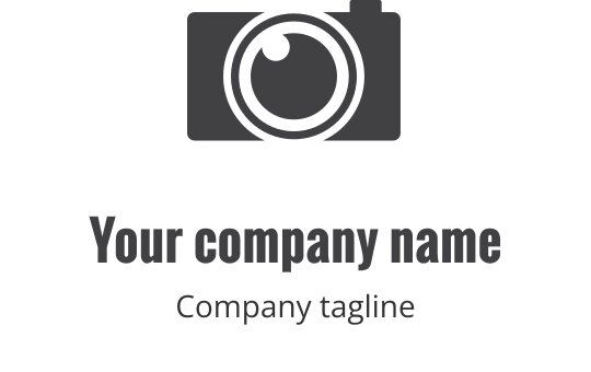 Şık gri logo tasarımı, stilize edilmiş bir harf formu içeriyor