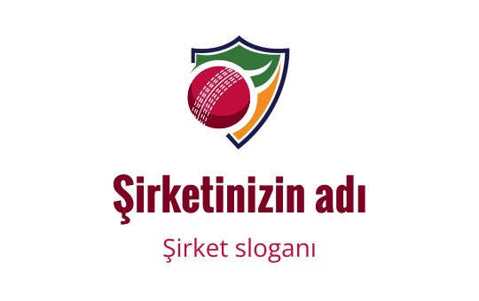Kırmızı meyve ve yeşil yapraklar içeren renkli logo tasarımı