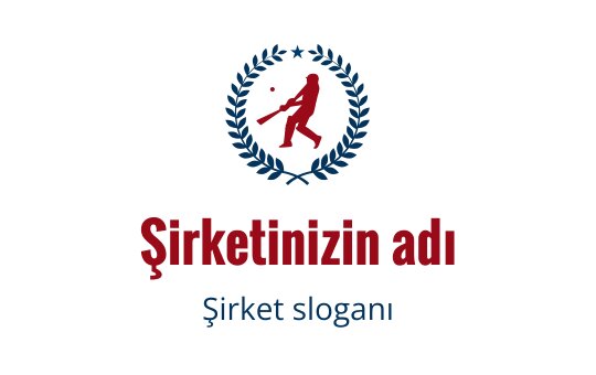 Aksiyon içindeki bir oyuncuyu çiçek yapraklarıyla çevreleyen dinamik logo tasarımı