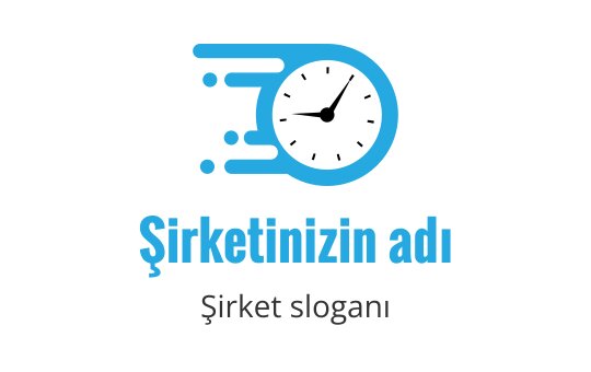 Hareketli çizgilerle dairesel şekil içeren dinamik mavi logo tasarımı