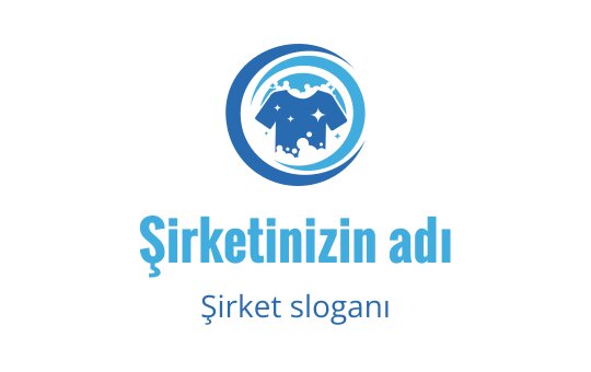 Dairesel şekil içinde stilize edilmiş fil bulunan modern mavi logo tasarımı