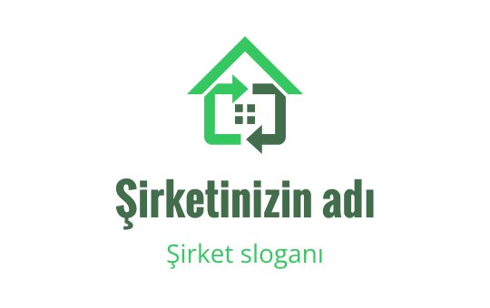 Oklar ve ızgara deseniyle modern yeşil ev logo tasarımı
